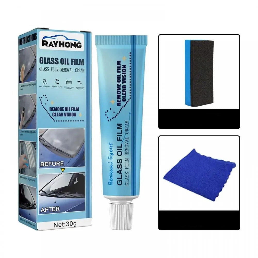 Car Glass Oil Film Cleaner Water Spot Remover Polishing Degreaser