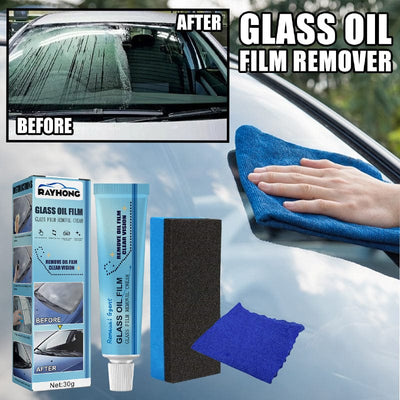 Car Glass Oil Film Cleaner Water Spot Remover Polishing Degreaser