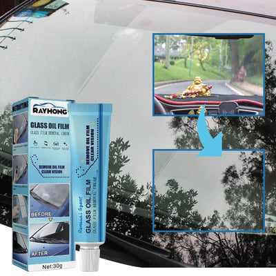 Car Glass Oil Film Cleaner Water Spot Remover Polishing Degreaser