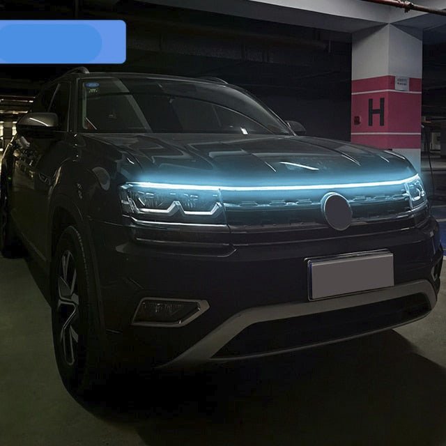 Car Hood Beam LED Lights Waterproof Exterior Daytime Running Strip