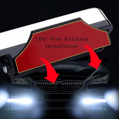 Car LED Wind Light Fog Lamp Running Daytime Safety Light