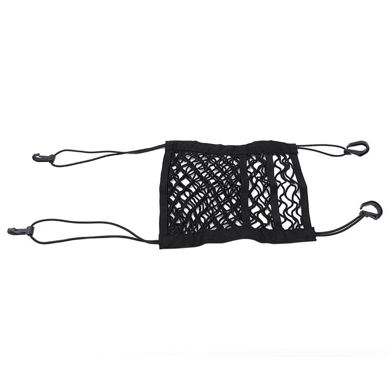Car Mesh Organizer For Vehicle Storage And Seat Back Pocket