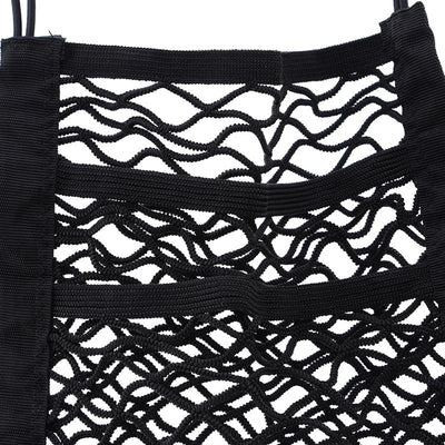 Car Mesh Organizer For Vehicle Storage And Seat Back Pocket