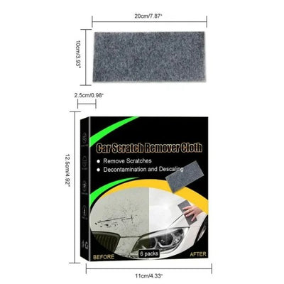 Car Scratch Remover Cloth Nano Sparkle For Universal Metal Surfaces