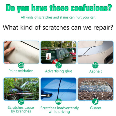Car Scratch Remover Cloth Nano Sparkle For Universal Metal Surfaces