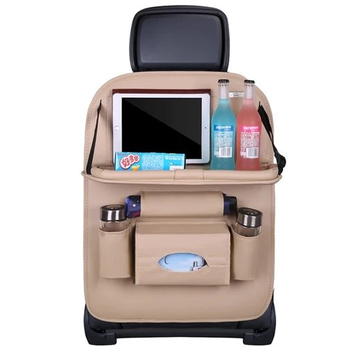 Car Seat Back Storage Organizer Multifunction Vehicle Storage Bag