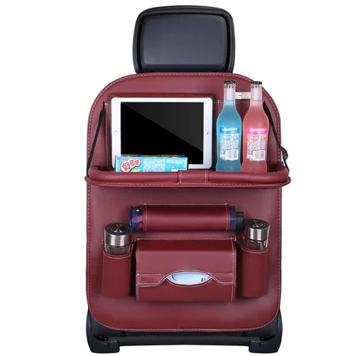Car Seat Back Storage Organizer Multifunction Vehicle Storage Bag