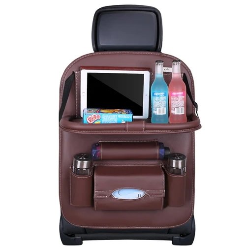 Car Seat Back Storage Organizer Multifunction Vehicle Storage Bag