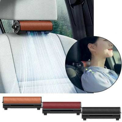 Car Seat Fan With 3 Speeds Powerful Cooling For Vehicles And Office Seats