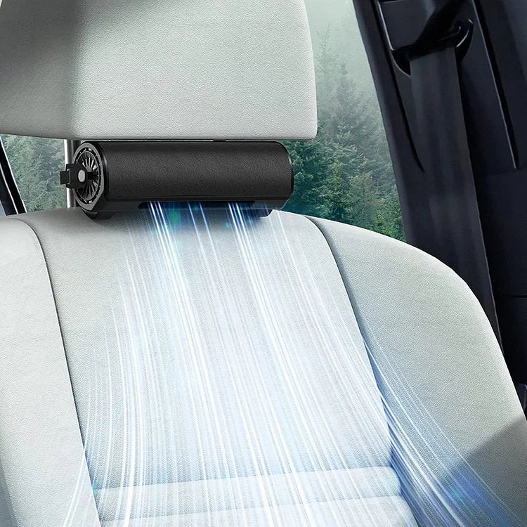 Car Seat Fan With 3 Speeds Powerful Cooling For Vehicles And Office Seats