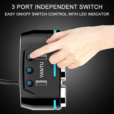 Car Cigarette Lighter Splitter Socket Adapter For Multiple Devices