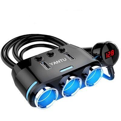 Car Cigarette Lighter Splitter Socket Adapter For Multiple Devices