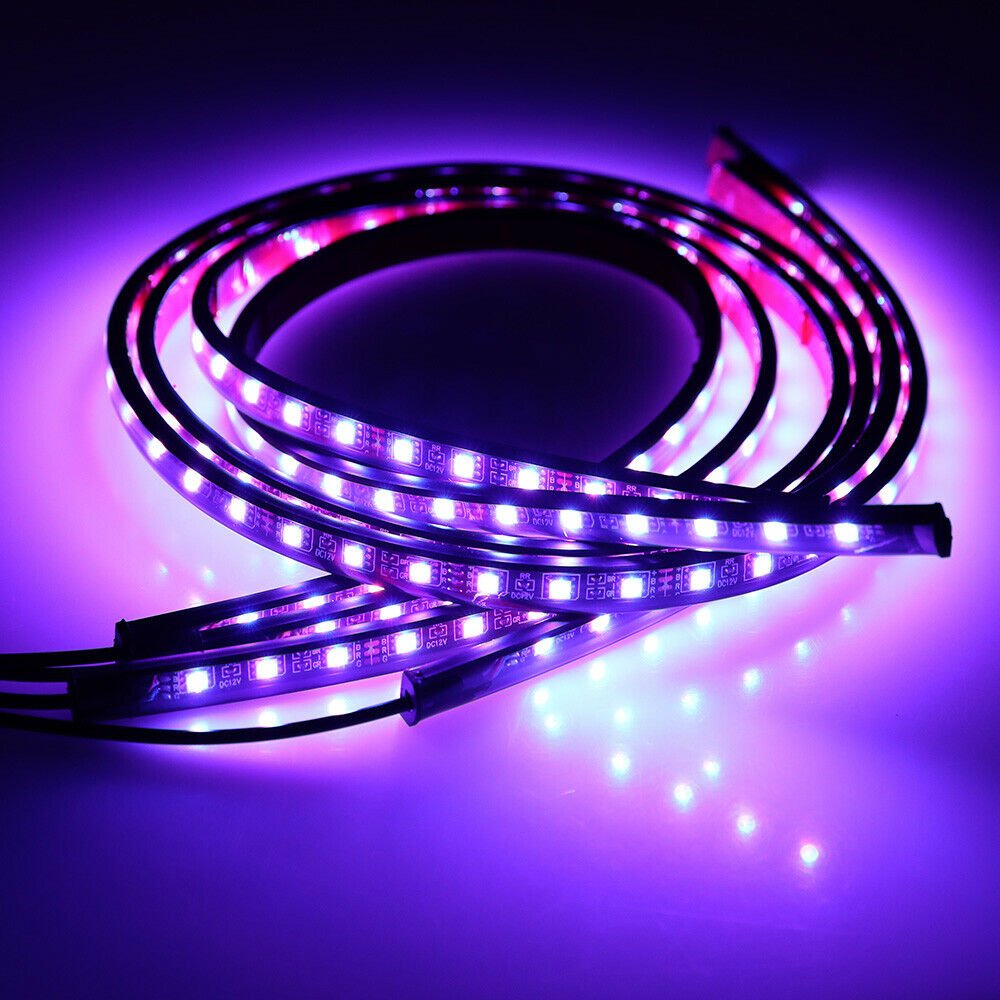 Car Under Glow Light LED Strip With Remote APP Control Flexible