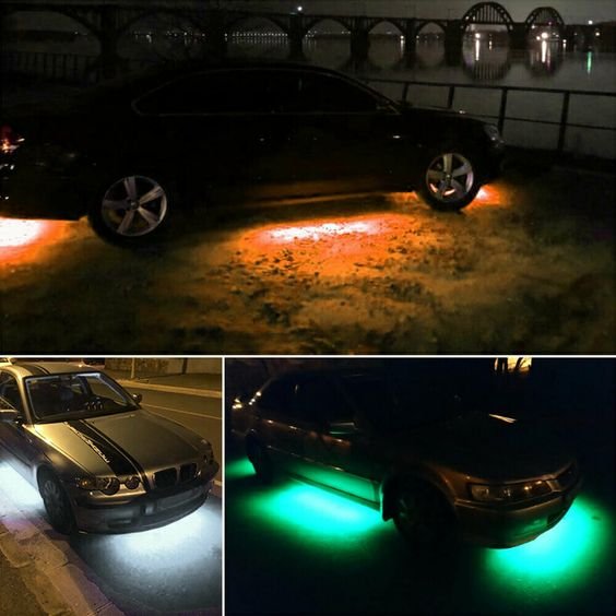 Car Under Glow Light LED Strip With Remote APP Control Flexible