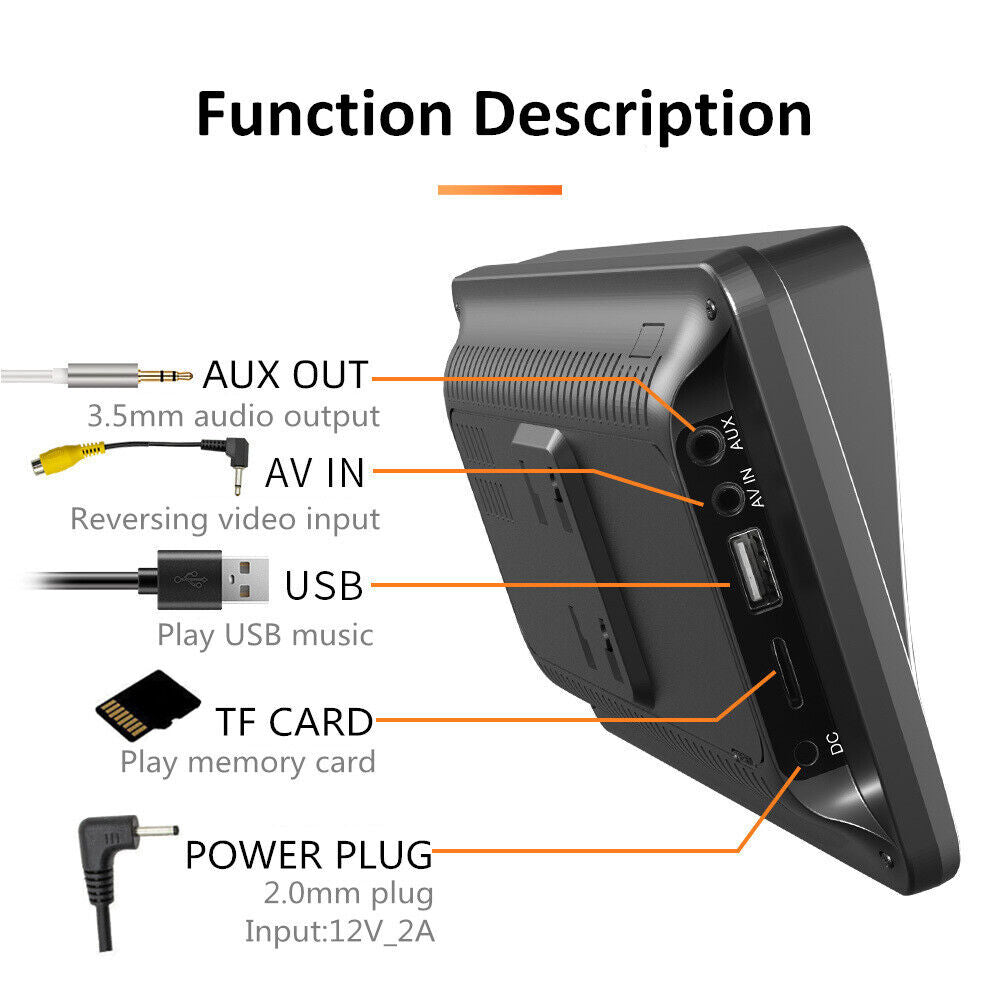 Universal Touchscreen Wireless Apple CarPlay Car Stereo Display
