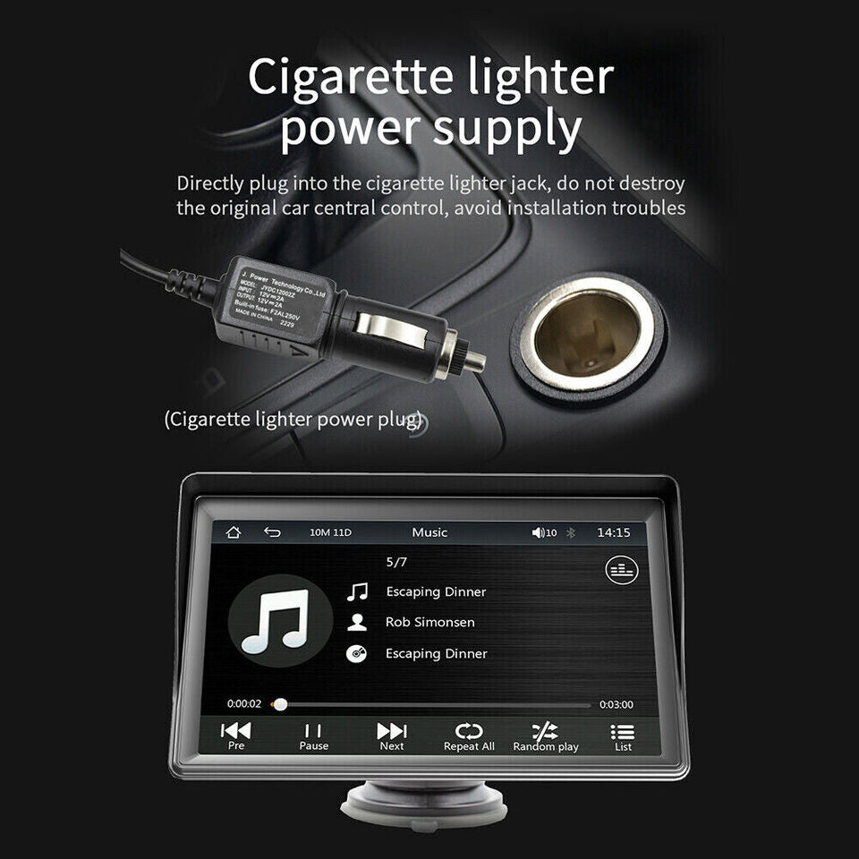Universal Touchscreen Wireless Apple CarPlay Car Stereo Display