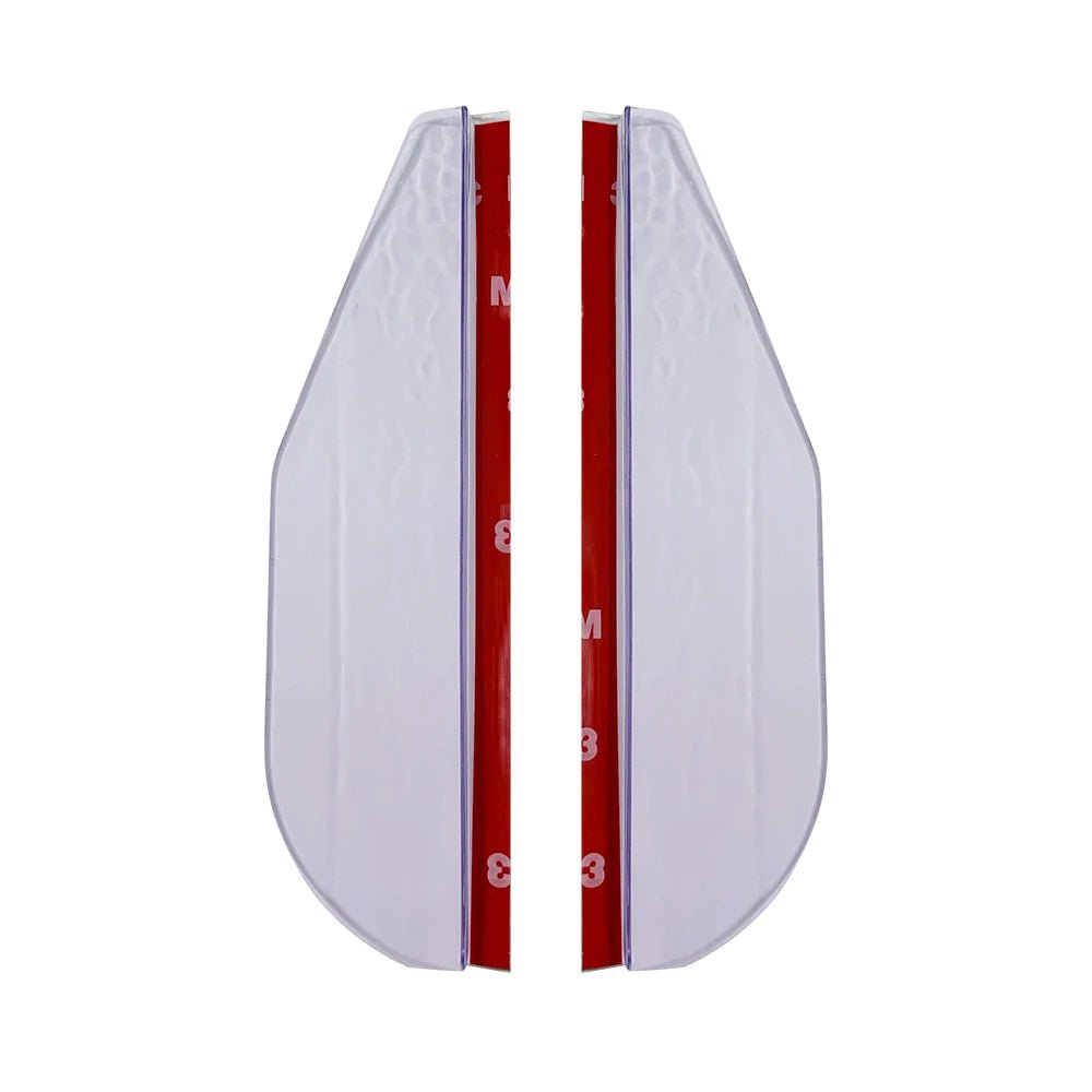 Carbon Fiber Rearview Mirror Rain Visor Sunshade For Clear Vision