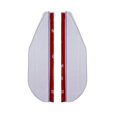 Carbon Fiber Rearview Mirror Rain Visor Sunshade For Clear Vision