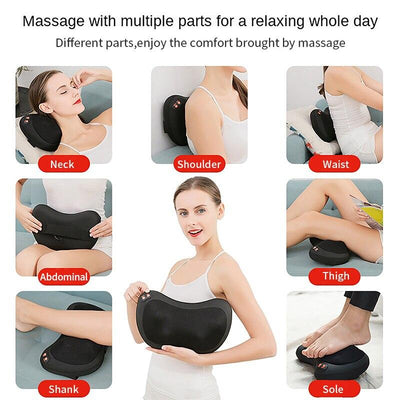 Shiatsu Massage Pillow For Car And Home Electric Use