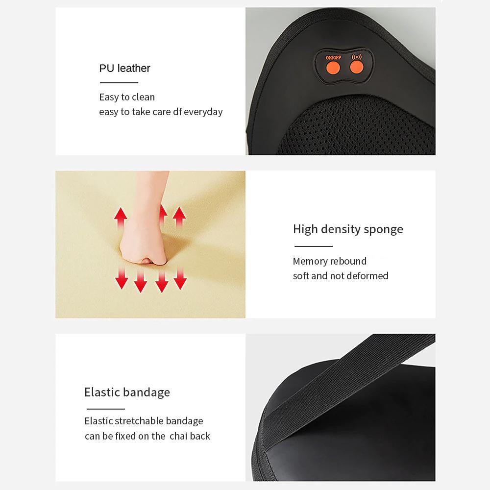 Shiatsu Massage Pillow For Car And Home Electric Use