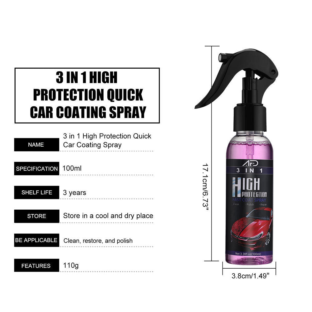 Ceramic Coating Spray For Car Protection And Shine