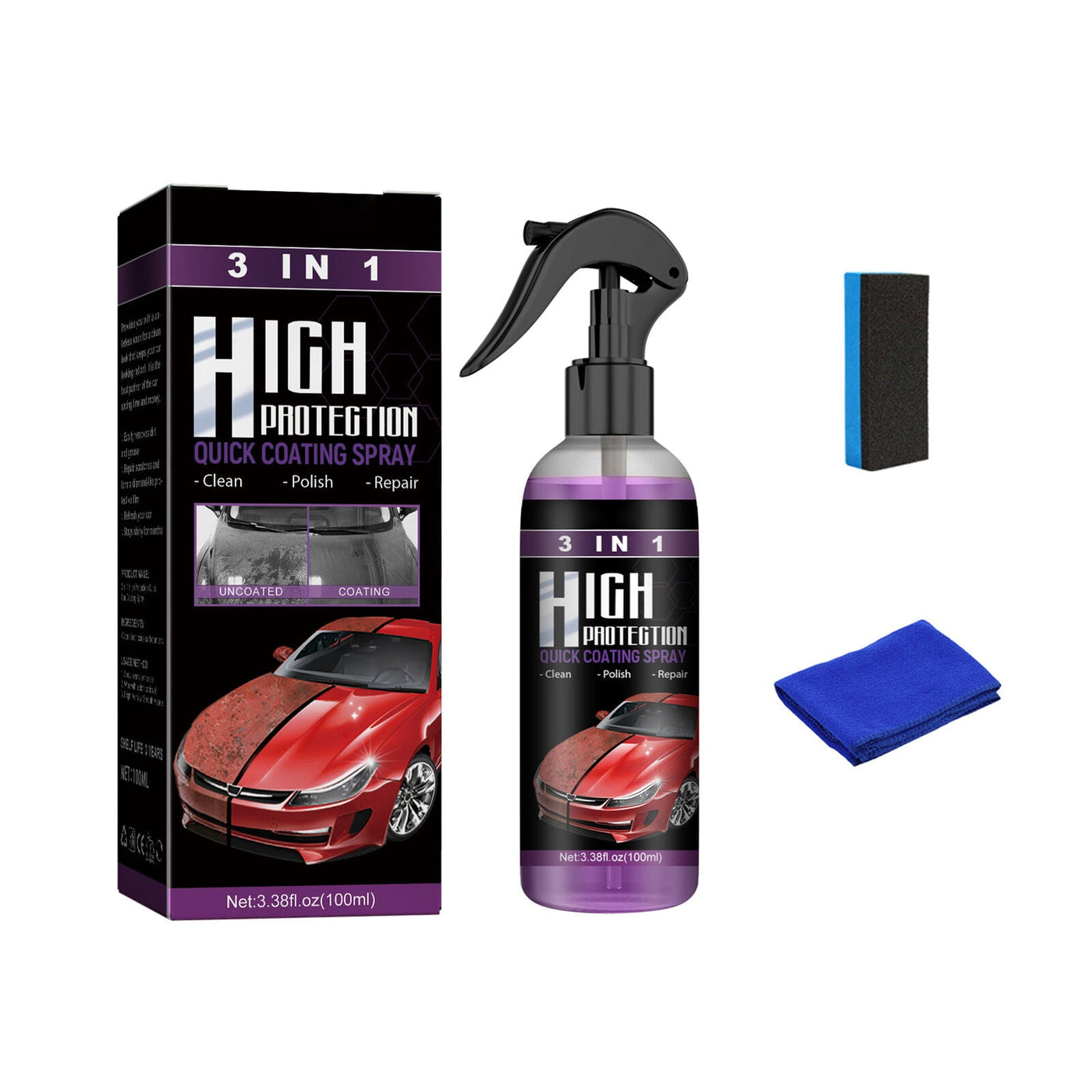 Ceramic Coating Spray For Car Protection And Shine