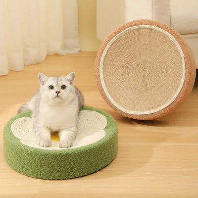 Cat Scratcher Bed And Cozy Pad For Cats Protecting Paws