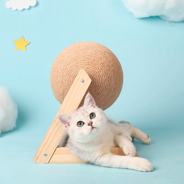 Cat Scratching Ball Rope Toy For Paw Grinding And Play
