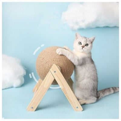 Cat Scratching Ball Rope Toy For Paw Grinding And Play
