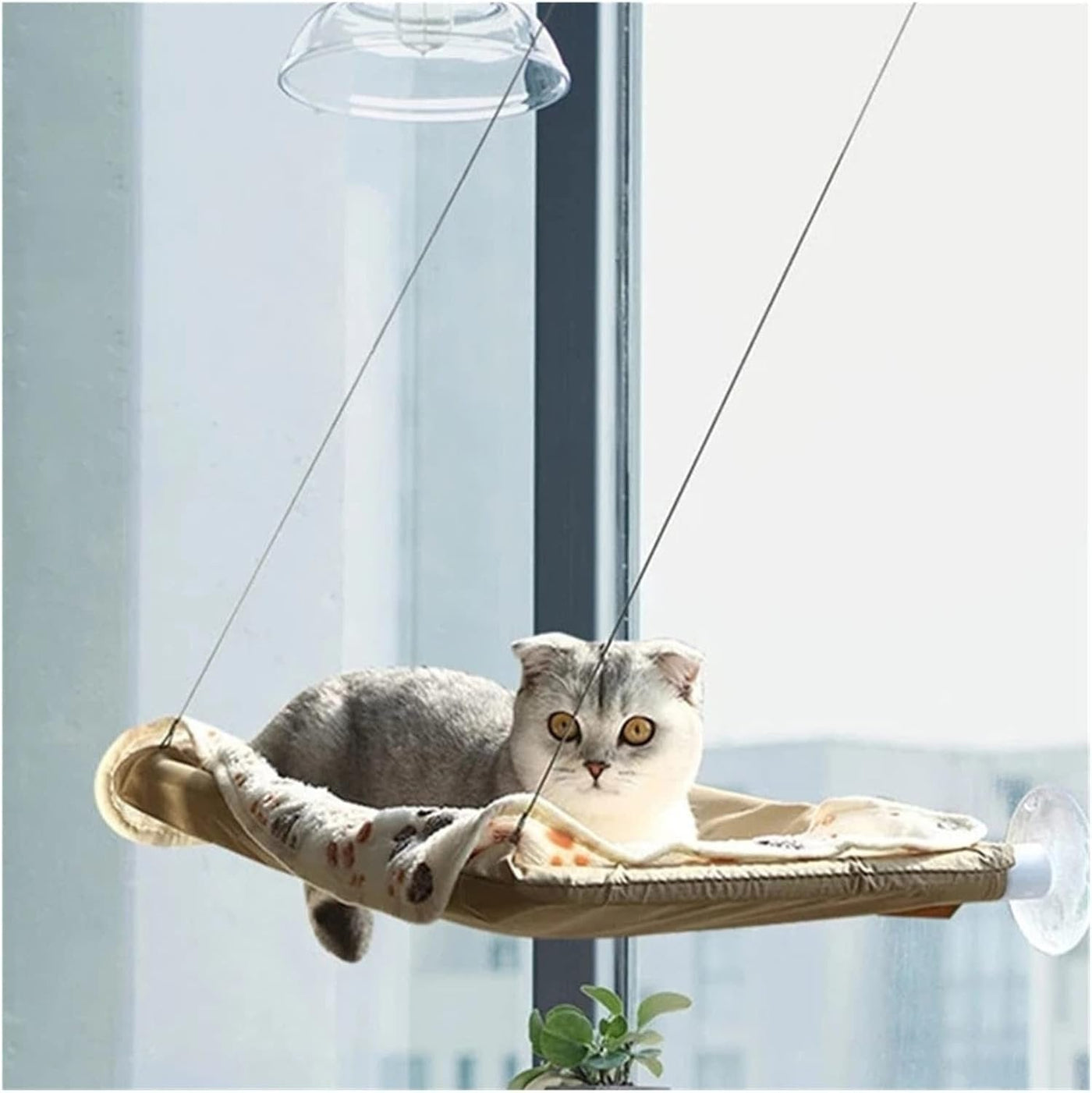 Cat Window Hammock Comfortable Easy Install Relaxing Spot For Cats