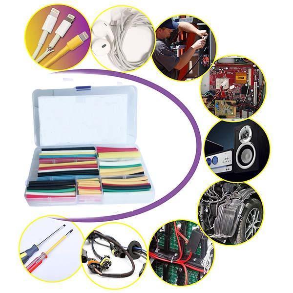 Heat Shrink Tubing Insulation Sleeve Kit Box Set