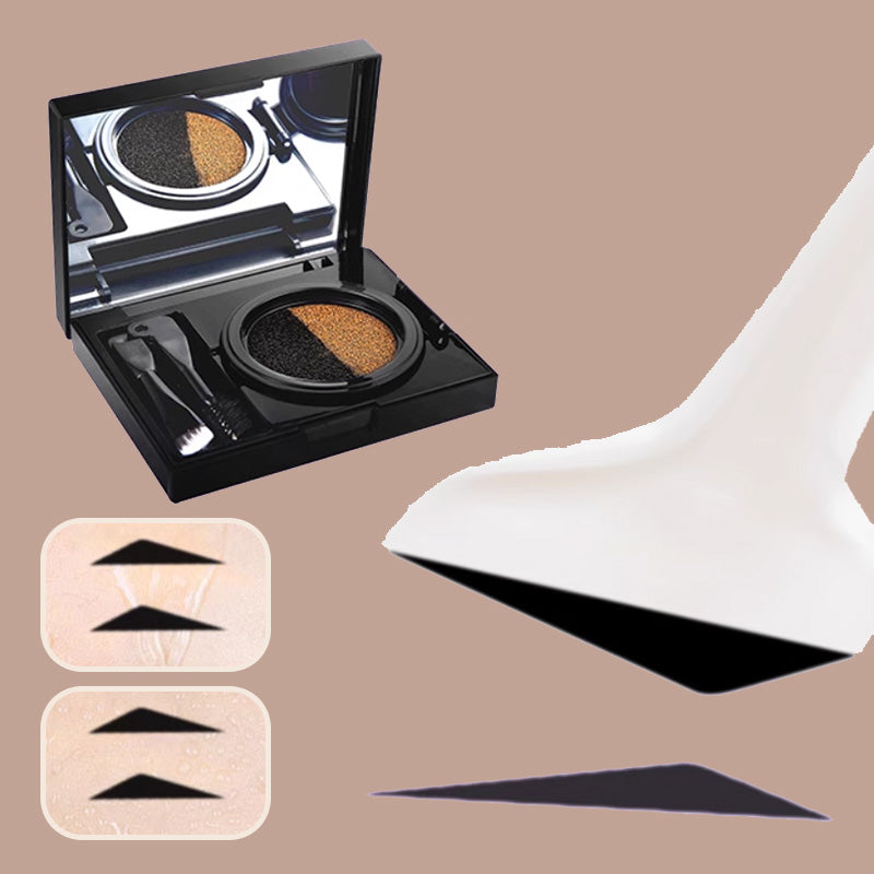 Eyebrow And Eyeliner Cream With Stamp For Precise Makeup