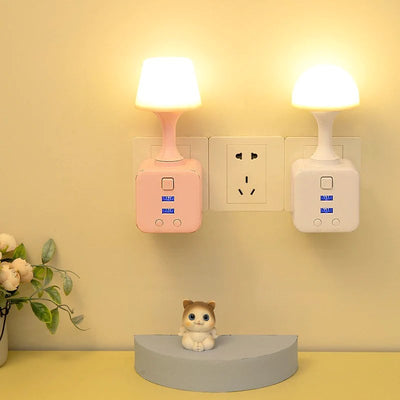 Remote Control LED Night Light Lamp With USB Adapter