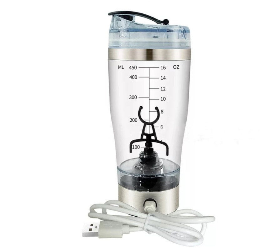 Electric Protein Shake Stirrer USB Rechargeable Milk Coffee Blender Cup