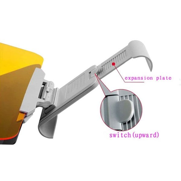 Anti-Glare Car Visor Extender For Day And Night Driving Safety