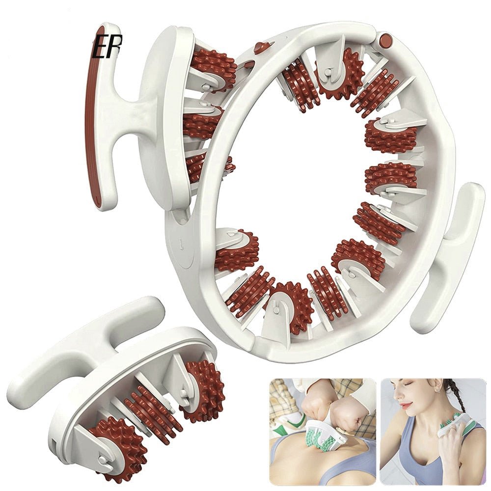 Cellulite Massager Roller Manual Muscle Trainer For Legs Neck Arms Feet