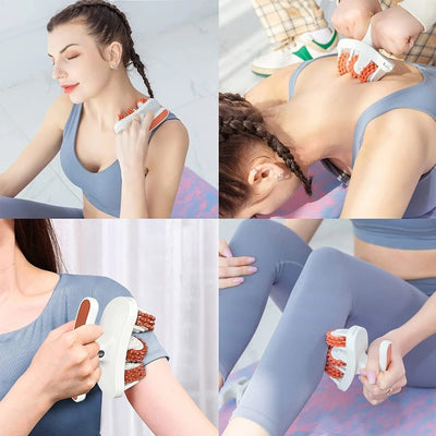 Cellulite Massager Manual Roller For Legs Neck Arms And Feet