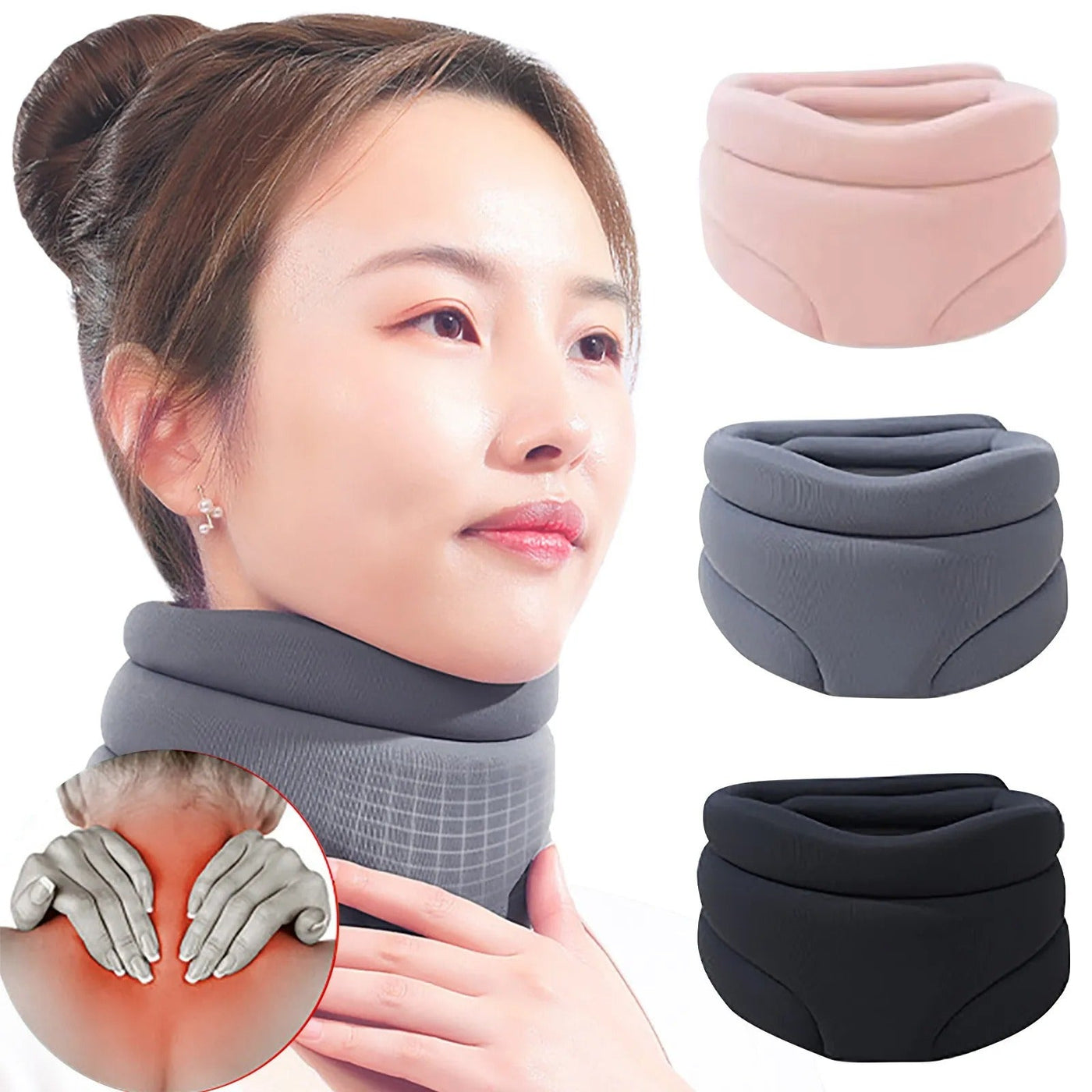 Cervi Correct Adjustable Neck Brace For Neck Pain And Snoring Support