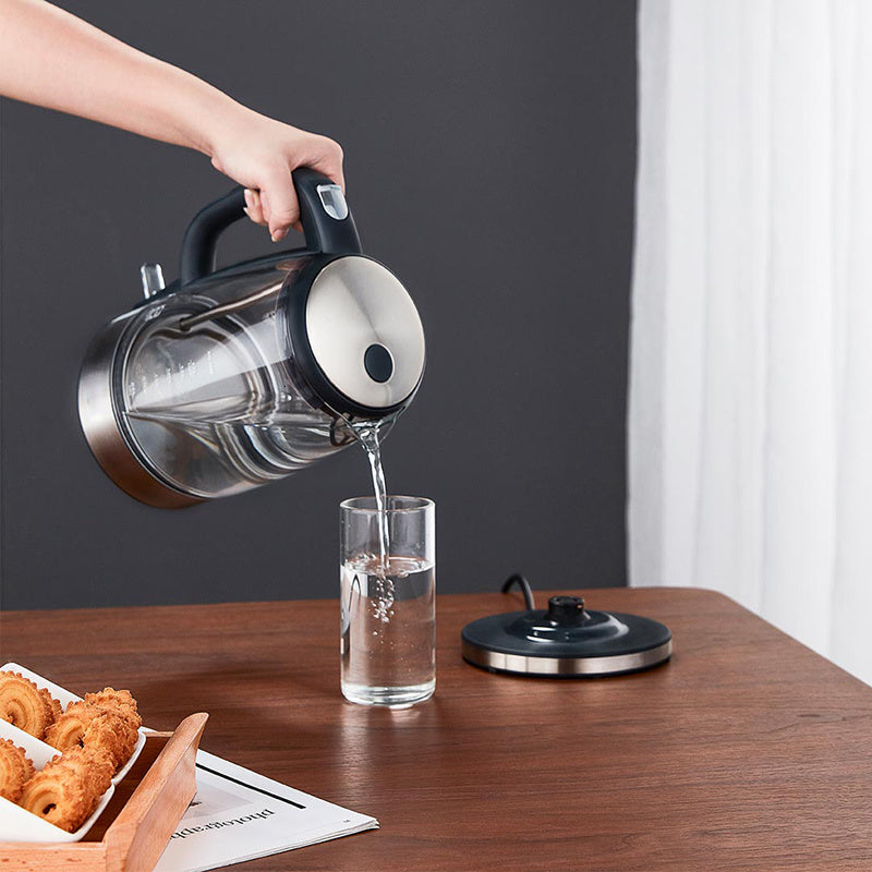 Small Glass Electric Kettle For Office And Household Use
