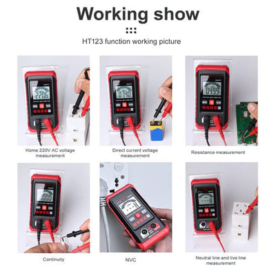 Digital Multimeter Professional Portable Electrical Tester Meter