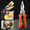 8-In-1 Wire Stripper With Voltage Tester Multi-Function Tool Kit