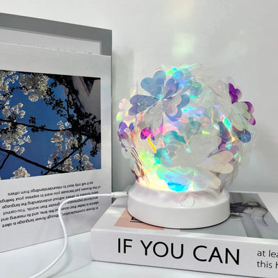 Northern Lights Lamp Cherry Blossom Moon Wave Colorful Night Light