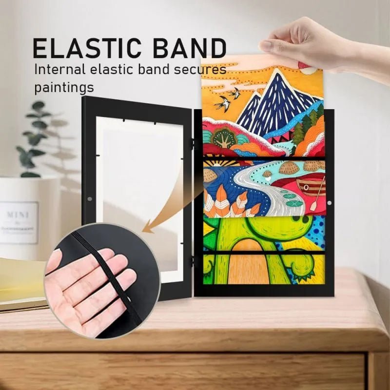 Children Art Frame Changeable Kids Artwork Display For 3D Projects