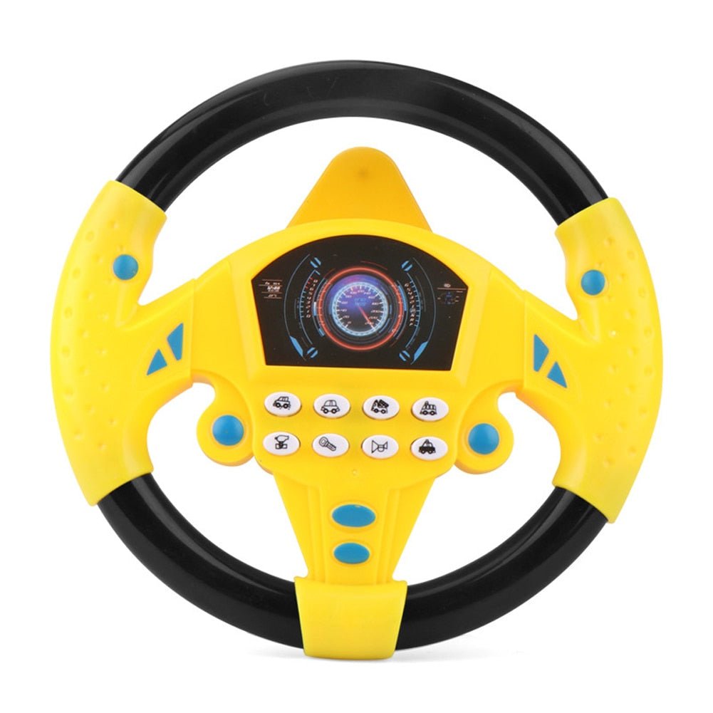 Children Steering Wheel Toy With Interactive Music And Educational Sounds