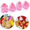 Christmas Cookie Baking Cutter Set 4pcs Fondant Biscuit Cutters
