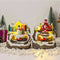 Christmas Figurine With Music And Lights Snowy House Snowman Decor