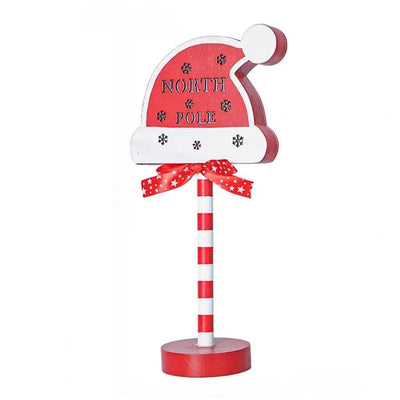 Christmas LED Wooden Desktop Sign For Festive Holiday Decor