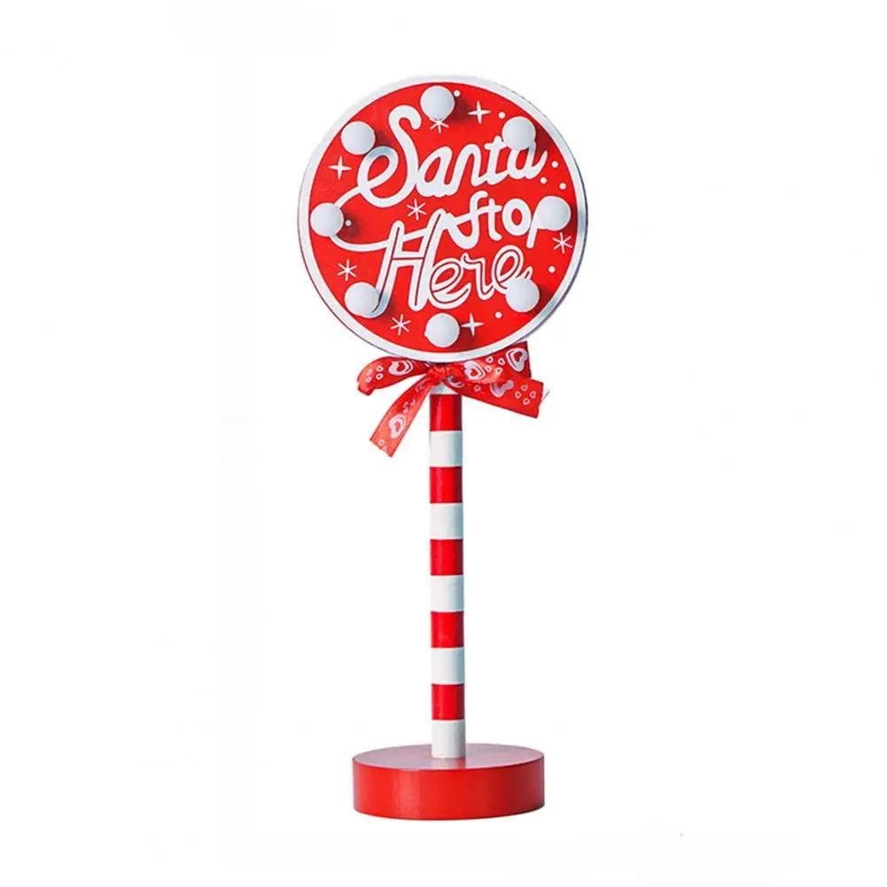 Christmas LED Wooden Desktop Sign For Festive Holiday Decor