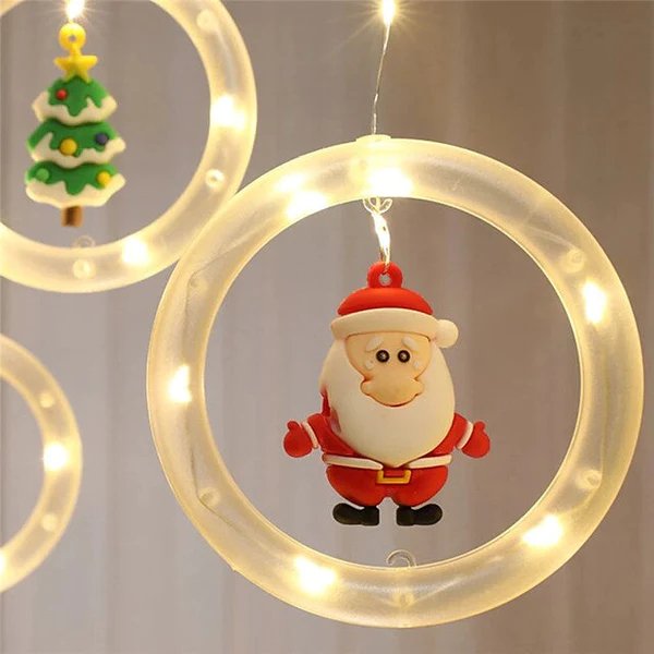 Christmas LED Curtain String Lights Fairy Holiday Decoration Lights
