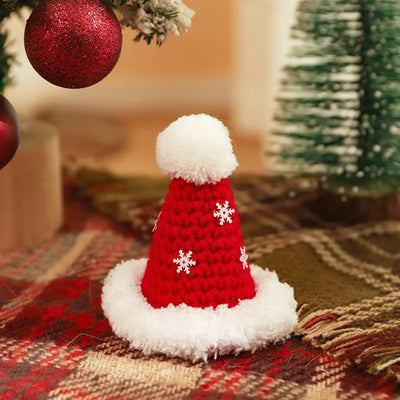 Christmas Pet Scarf Red Cozy Holiday Scarf For Kittens And Puppies